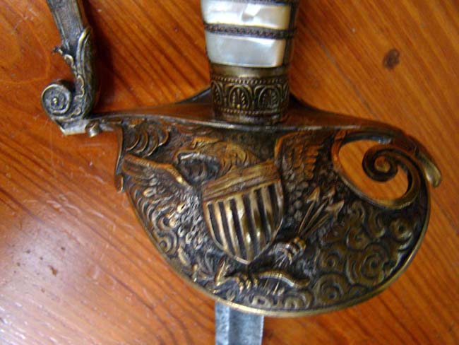 A U.S. Artillery Officer's Sword with rare "Indian Princess" pommel circa 1821-1850 — image 3